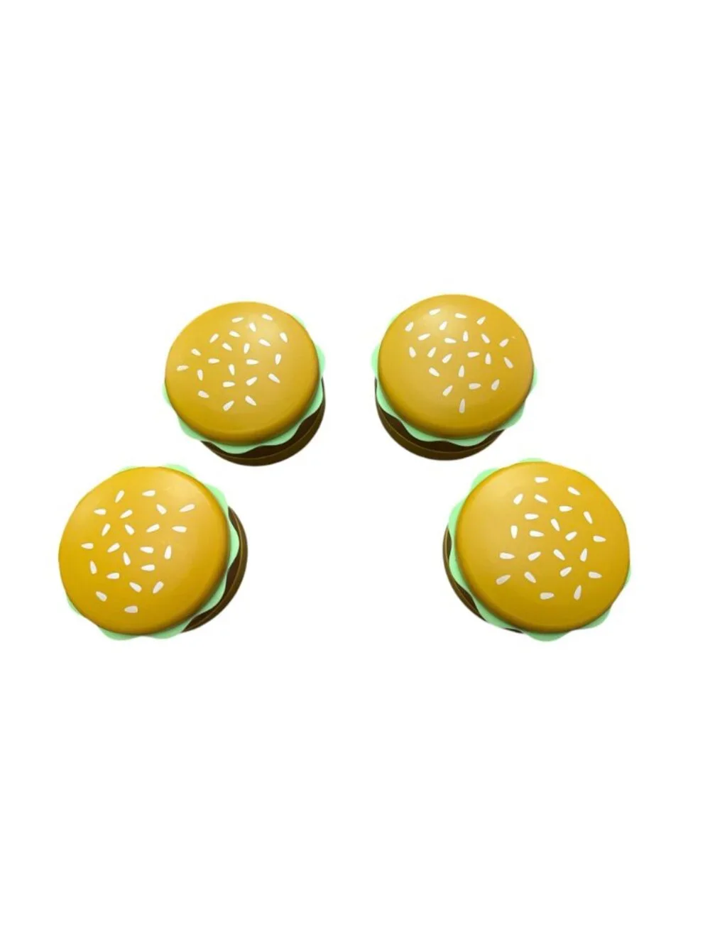 Set of 4 Burger-Shaped Novelty Bento Box Food-Safe Hand Wash Only Microwave Safe